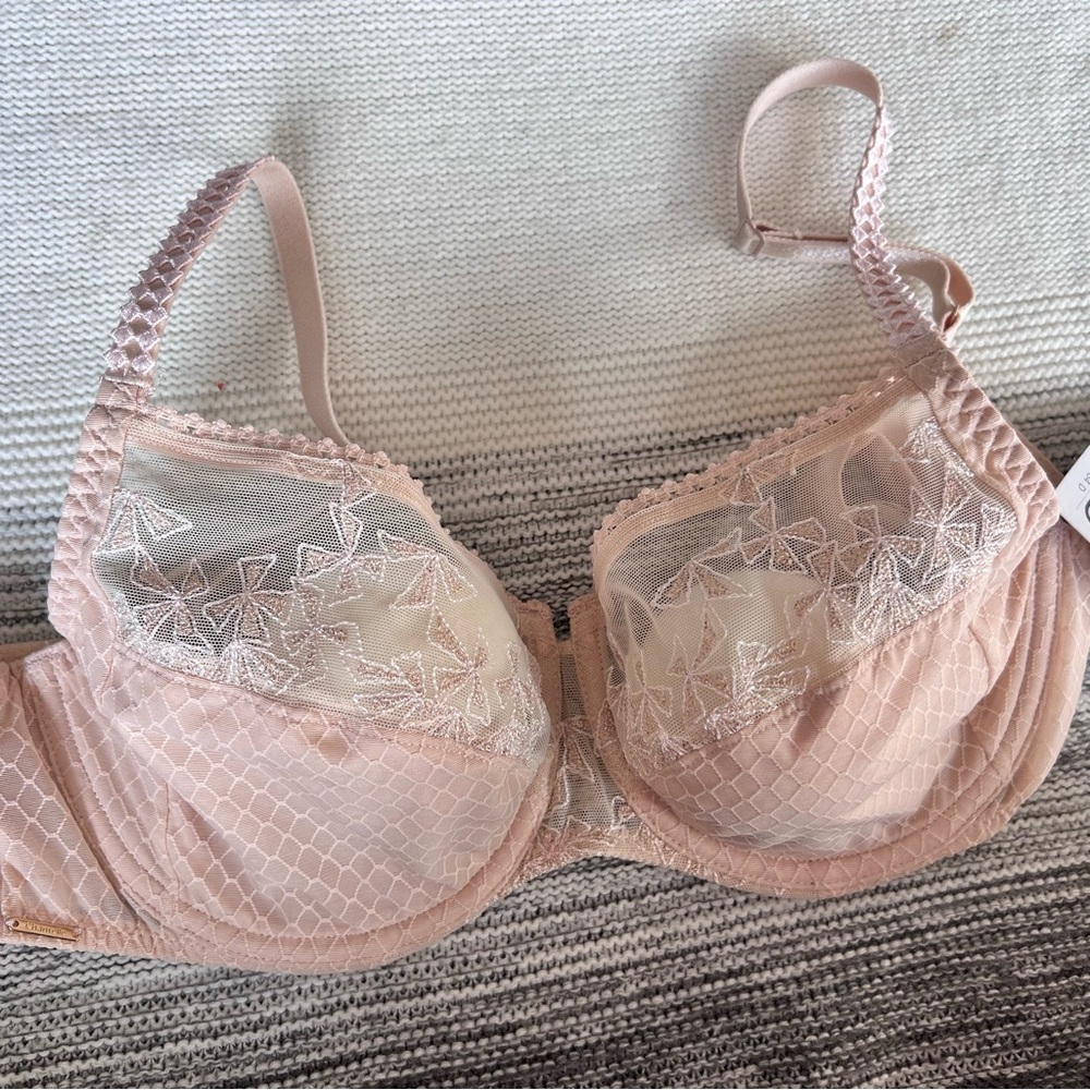 Chantelle Elegant Lace Bra in Nude